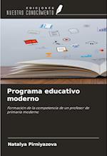 Programa educativo moderno