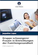 Gruppe schwangerer Frauen in Einrichtungen der Familiengesundheit