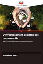 L¿investissement socialement responsabile