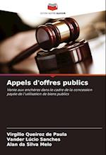 Appels d'offres publics