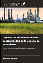 Gestión del rendimiento de la sostenibilidad de la cadena de suministro