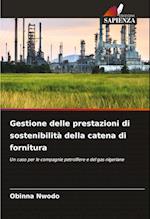 Gestione delle prestazioni di sostenibilità della catena di fornitura