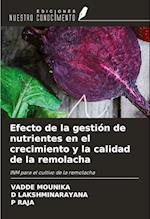 Efecto de la gestión de nutrientes en el crecimiento y la calidad de la remolacha