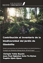 Contribución al inventario de la biodiversidad del Jardín de Gbadolite