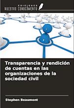 Transparencia y rendición de cuentas en las organizaciones de la sociedad civil