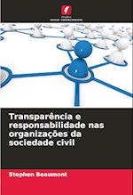 Transparência e responsabilidade nas organizações da sociedade civil