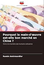 Pourquoi la main-d'¿uvre est-elle bon marché en Chine ?