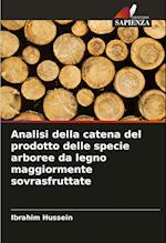 Analisi della catena del prodotto delle specie arboree da legno maggiormente sovrasfruttate