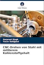 CNC-Drehen von Stahl mit mittlerem Kohlenstoffgehalt