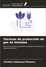 Técnicas de producción de gas de biomasa