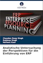 Analytische Untersuchung der Perspektiven für die Einführung von ERP