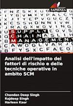 Analisi dell'impatto dei fattori di rischio e delle tecniche operative in ambito SCM