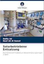 Solarbetriebene Entsalzung