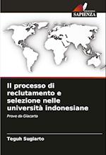 Il processo di reclutamento e selezione nelle università indonesiane