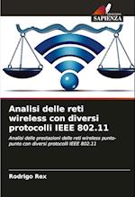 Analisi delle reti wireless con diversi protocolli IEEE 802.11