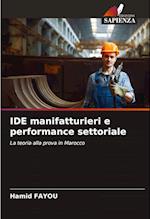 IDE manifatturieri e performance settoriale