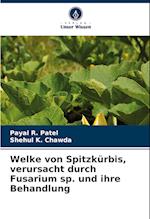 Welke von Spitzkürbis, verursacht durch Fusarium sp. und ihre Behandlung