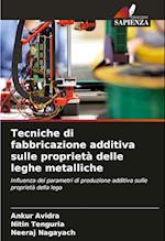 Tecniche di fabbricazione additiva sulle proprietà delle leghe metalliche