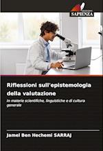 Riflessioni sull'epistemologia della valutazione