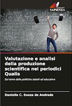 Valutazione e analisi della produzione scientifica nei periodici Qualis