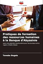 Pratiques de formation des ressources humaines à la Banque d'Abyssinie