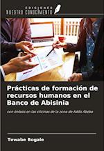 Prácticas de formación de recursos humanos en el Banco de Abisinia