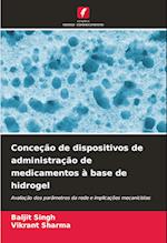 Conceção de dispositivos de administração de medicamentos à base de hidrogel