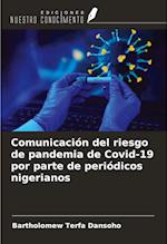 Comunicación del riesgo de pandemia de Covid-19 por parte de periódicos nigerianos