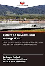 Culture de crevettes sans échange d¿eau