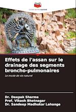 Effets de l'assan sur le drainage des segments broncho-pulmonaires