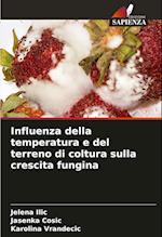 Influenza della temperatura e del terreno di coltura sulla crescita fungina