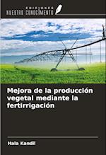 Mejora de la producción vegetal mediante la fertirrigación