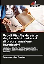 Uso di VisuAlg da parte degli studenti nei corsi di programmazione introduttivi