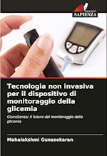 Tecnologia non invasiva per il dispositivo di monitoraggio della glicemia