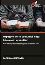 Impegno della comunità negli interventi umanitari