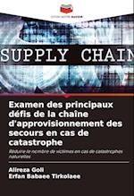 Examen des principaux défis de la chaîne d'approvisionnement des secours en cas de catastrophe