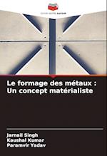 Le formage des métaux : Un concept matérialiste