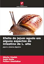 Efeito do jejum agudo em alguns aspectos do intestino de L. alte