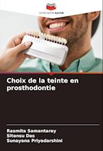 Choix de la teinte en prosthodontie