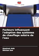 Facteurs influençant l'adoption des systèmes de chauffage solaire de l'eau