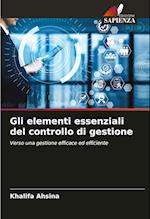 Gli elementi essenziali del controllo di gestione