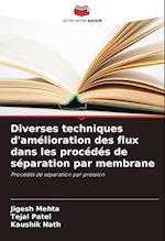 Diverses techniques d'amélioration des flux dans les procédés de séparation par membrane