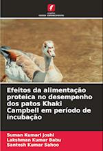 Efeitos da alimentação proteica no desempenho dos patos Khaki Campbell em período de incubação