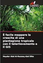 È facile mappare la crescita di una piantagione tropicale con il telerilevamento e il GIS