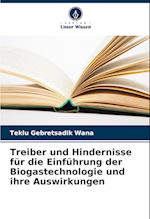 Treiber und Hindernisse für die Einführung der Biogastechnologie und ihre Auswirkungen