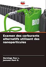 Examen des carburants alternatifs utilisant des nanoparticules