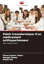 Patch transdermique d'un médicament antihypertenseur