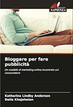 Bloggare per fare pubblicità