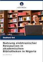 Nutzung elektronischer Ressourcen in akademischen Bibliotheken in Nigeria