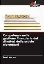 Competenza nella gestione finanziaria dei direttori delle scuole elementari